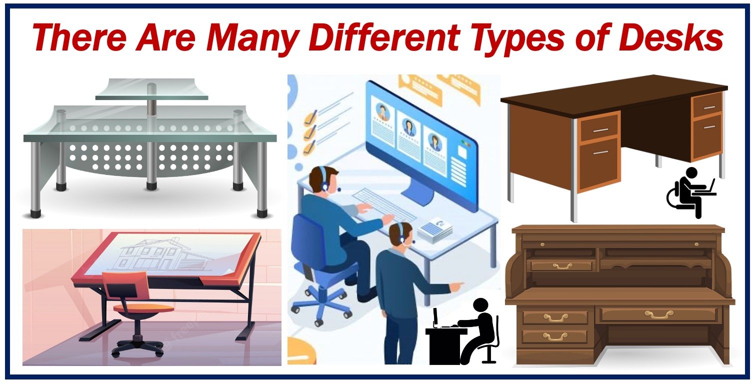 Different types of desks