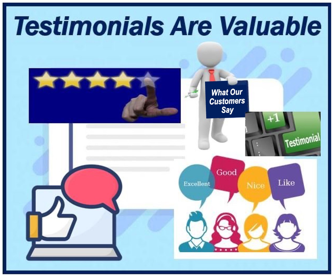 Testimonials are important - they matter