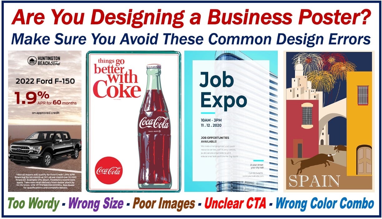 Business Poster Design Errors