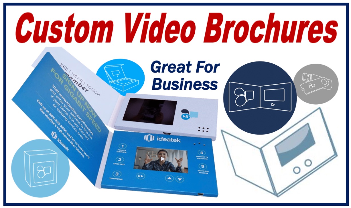 Custom video brochures -3 9299