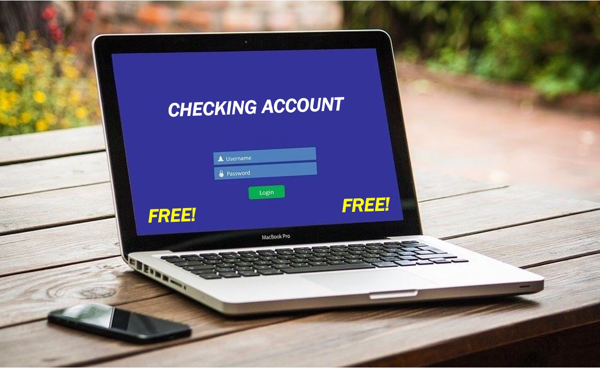 Free Checking Account - Laptop