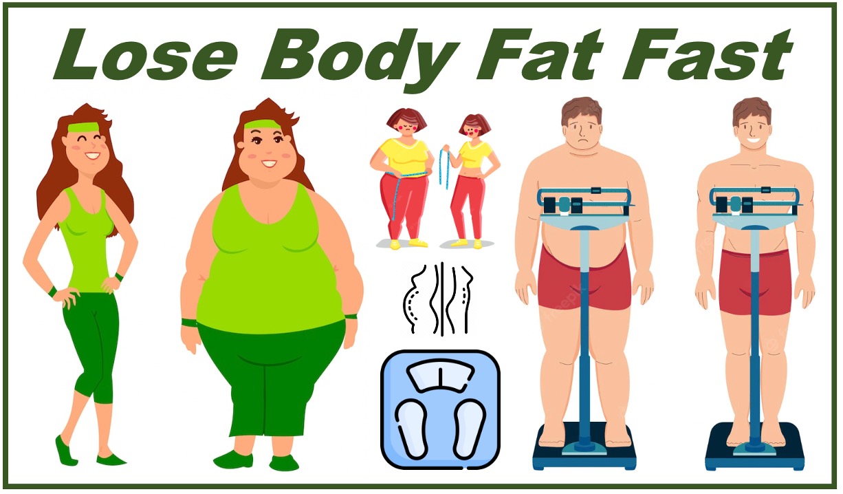 Lose body fat fast - 4399393