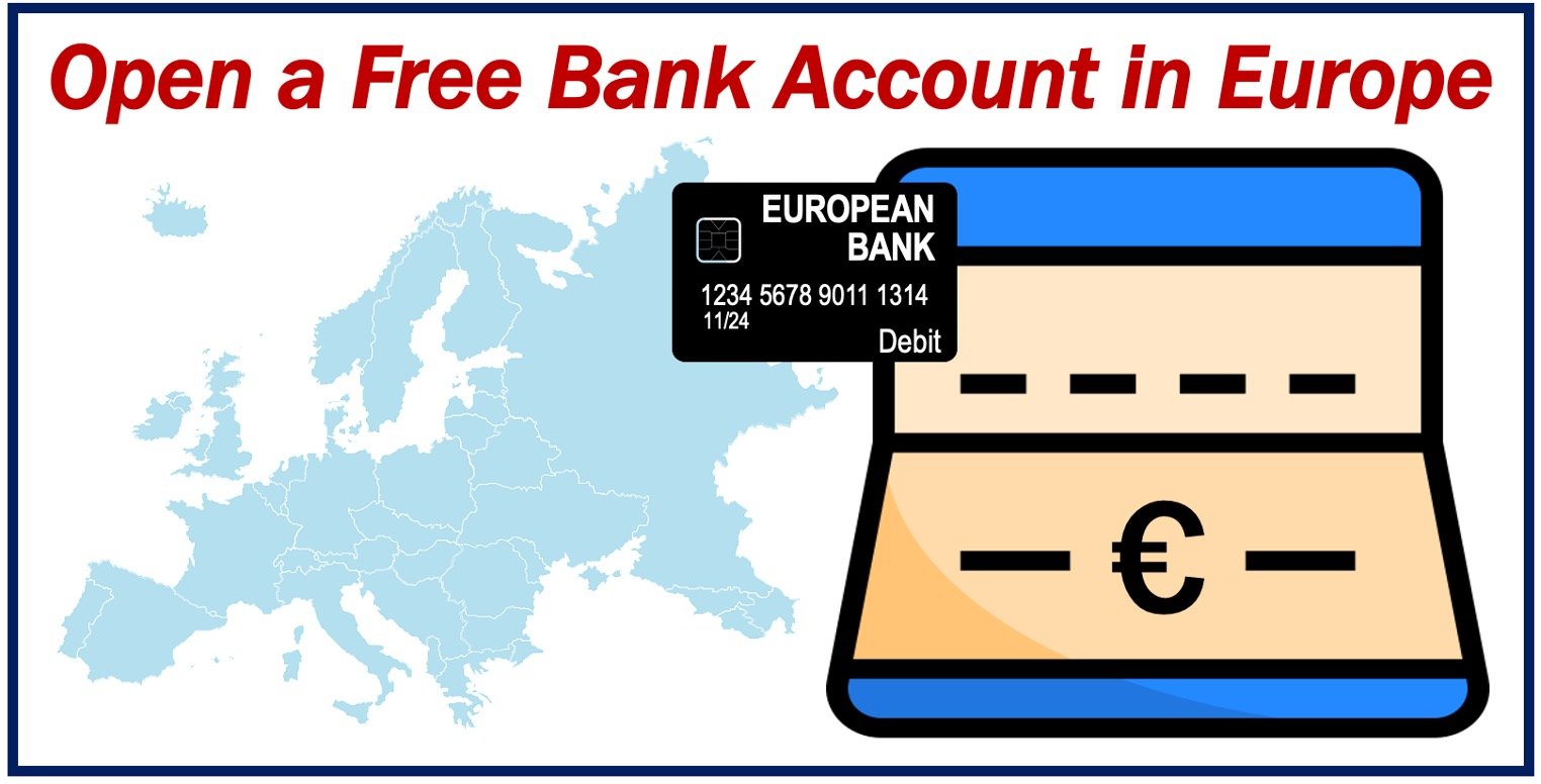 Open a free bank account in Europe