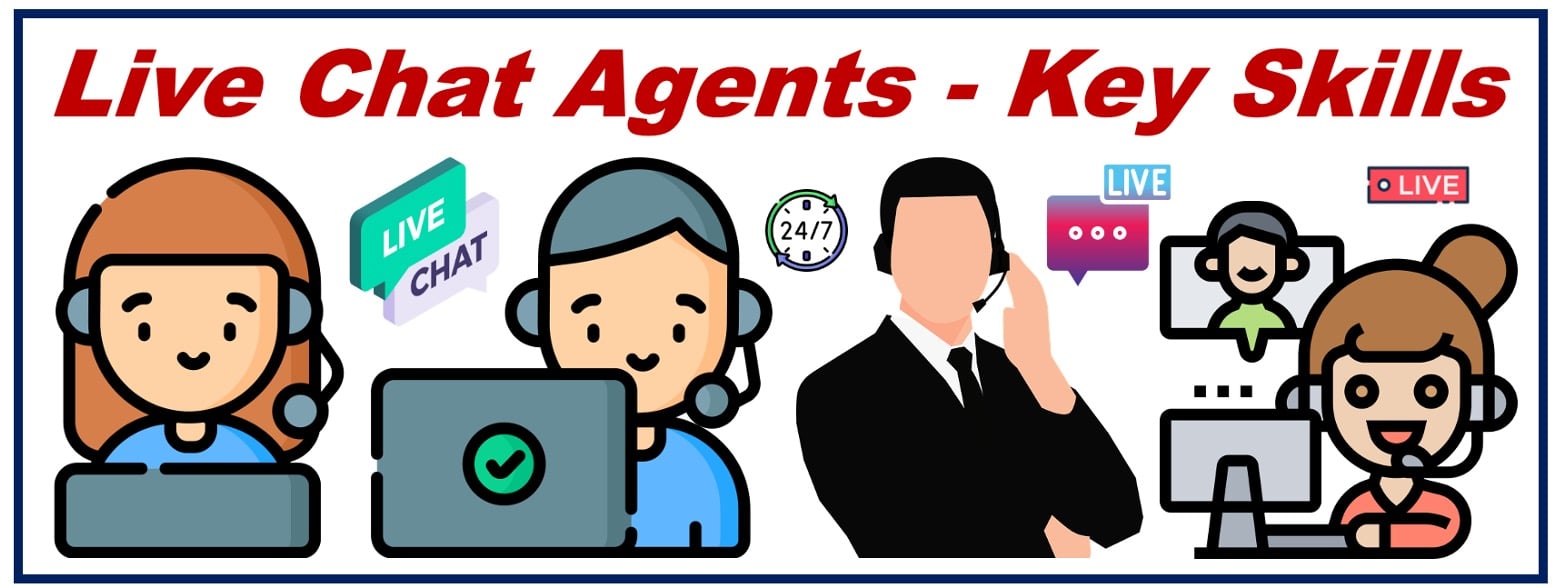 Skills live chat agents need - image full of live chat agents