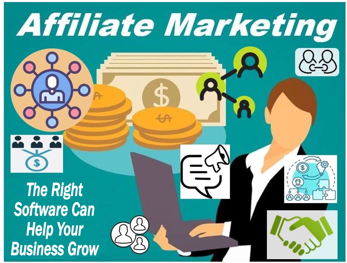 Software for affiliate marketing