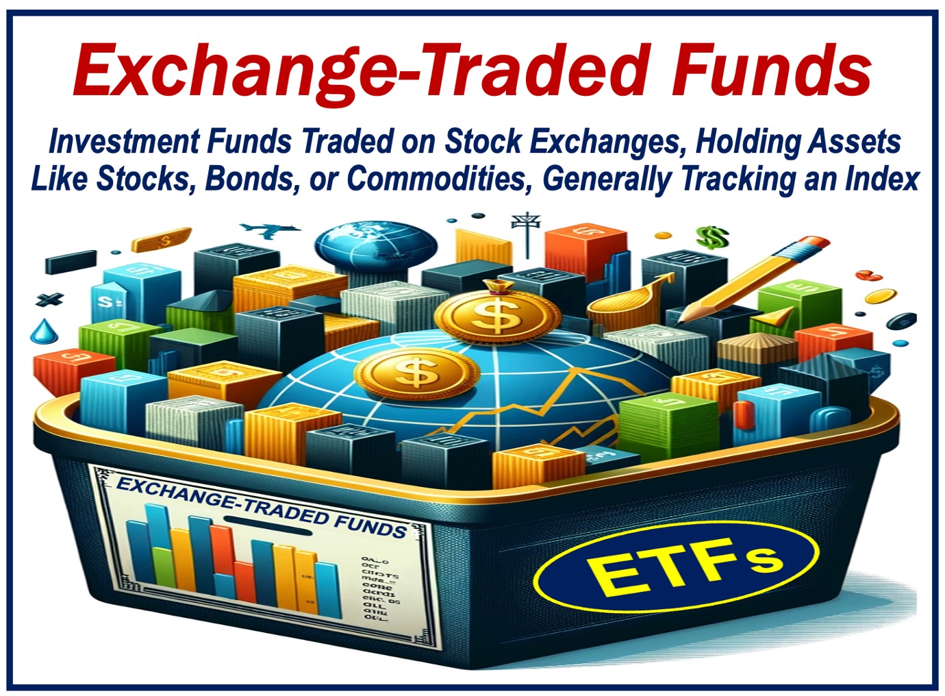 Exchange-Traded Funds depiction plus definition