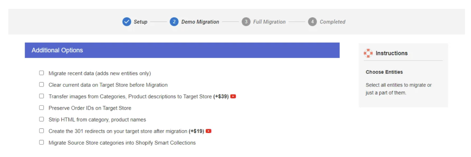 Additional Magento 2 migration options