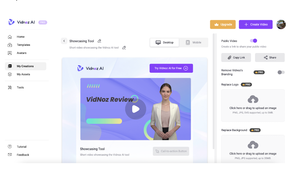 Vidnoz AI Review: An AI-powered Video Generator that Can Help Grow Your ...