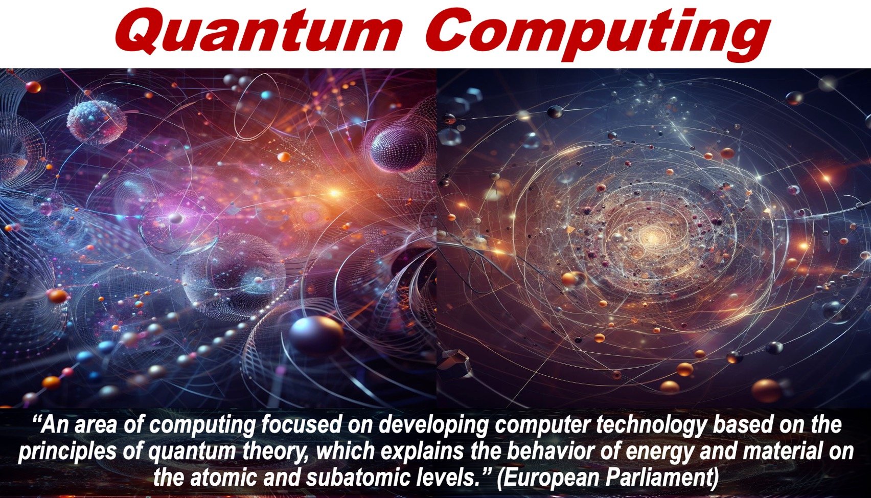 Quantum Computing - subatomic images and definition