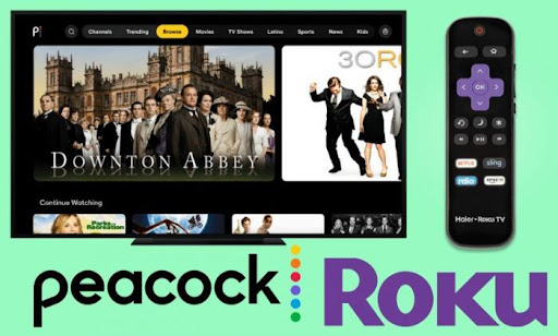 Peacock app online roku