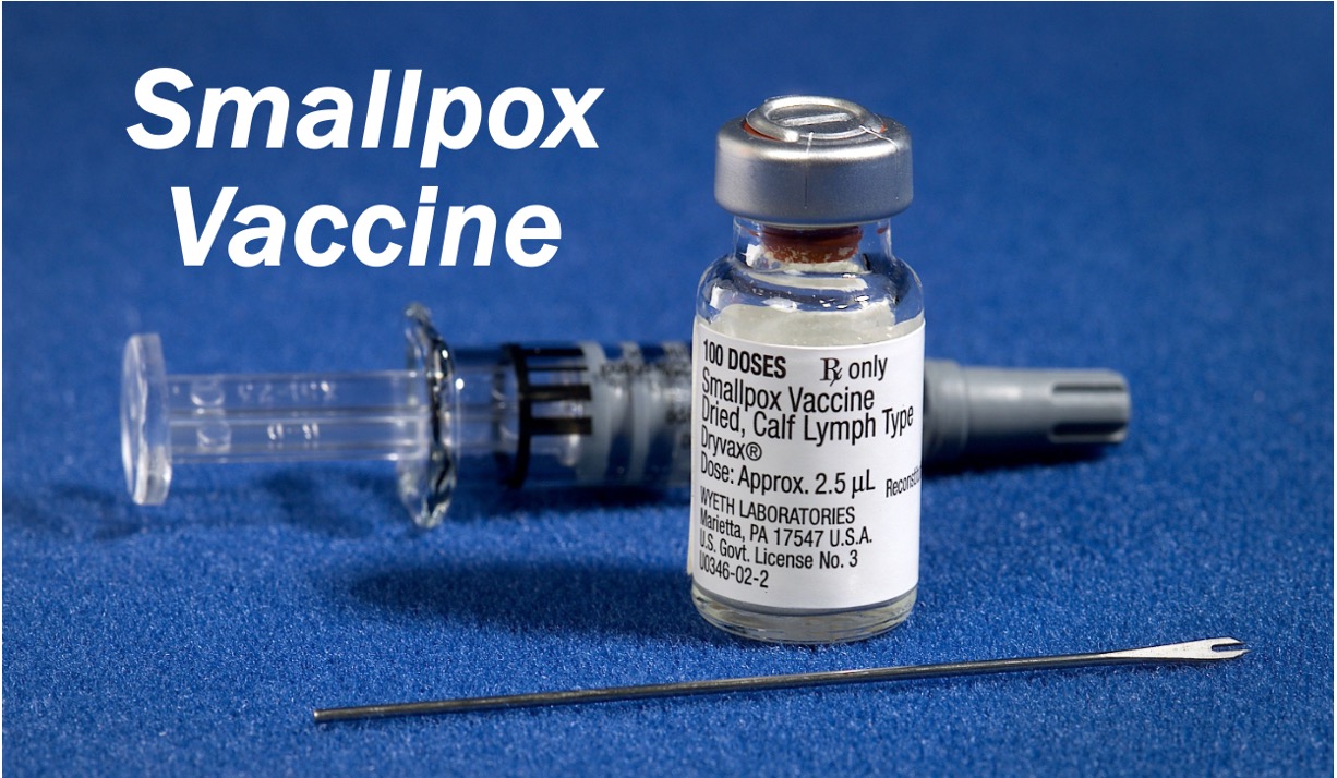 Image of the smallpox vaccine