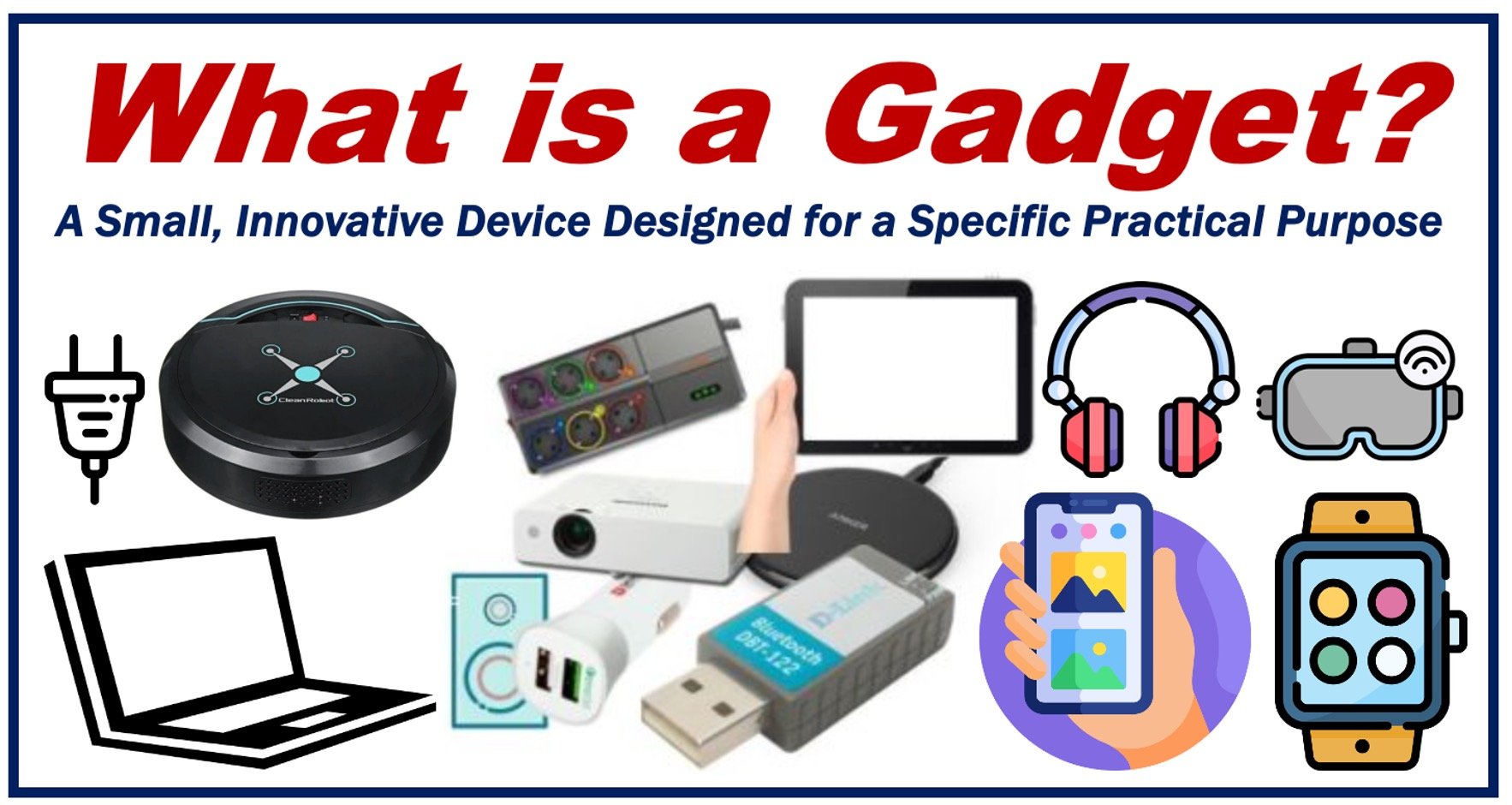 An image explaining what a gadget is