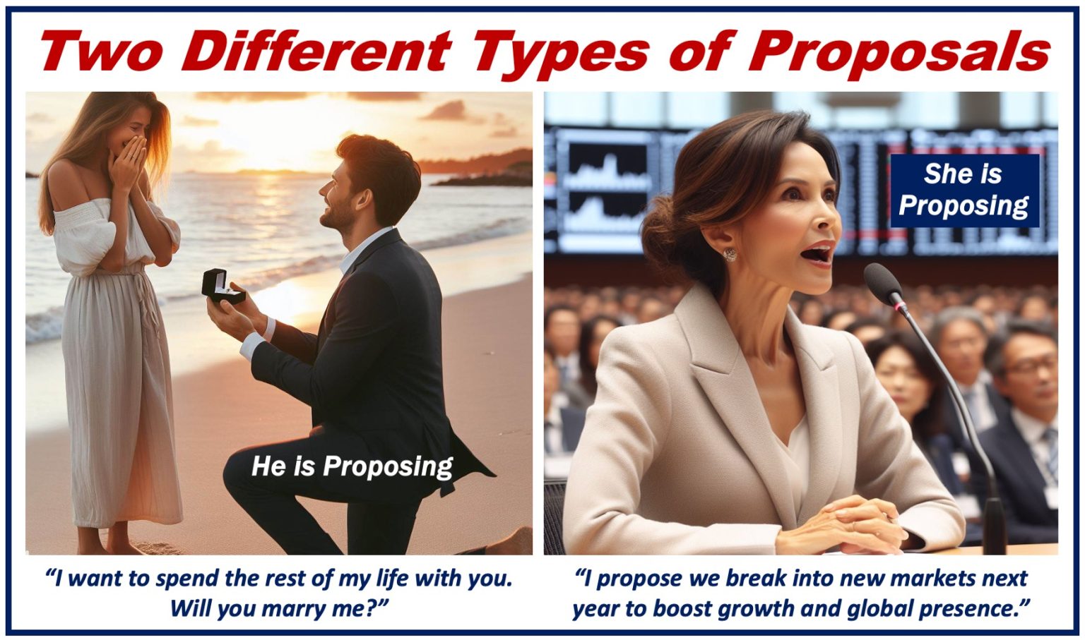 What Is A Proposal Definition And Examples Market Business News   Two Images Illustrating Two Situations For The Noun PROPOSAL 1536x907 