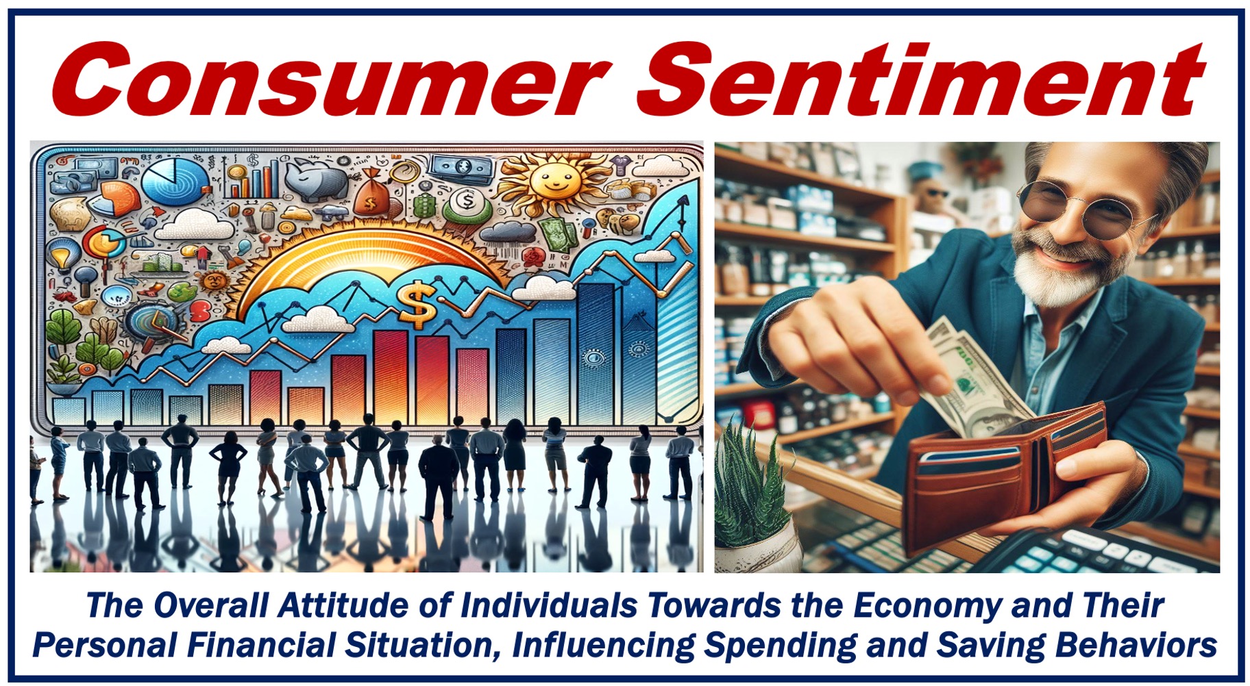 Two images of consumers plus the meaning of consumer sentiment.
