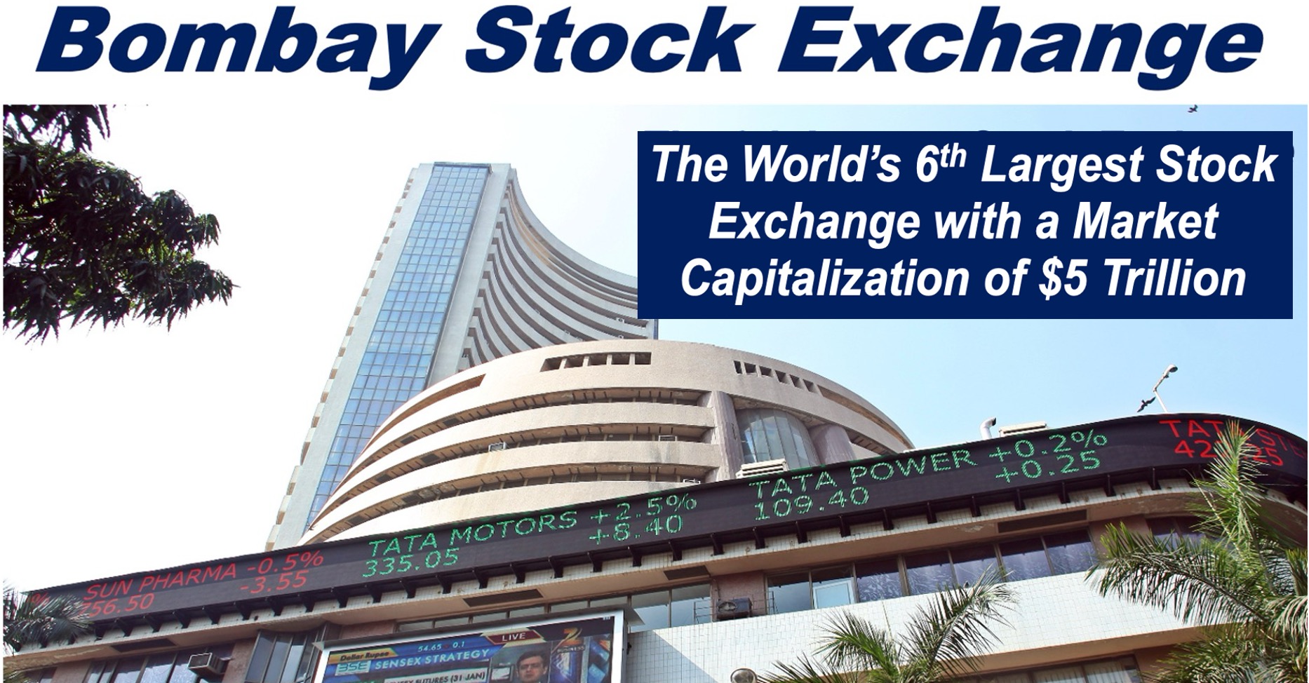 Bombay Stock Exchange image for article about India.