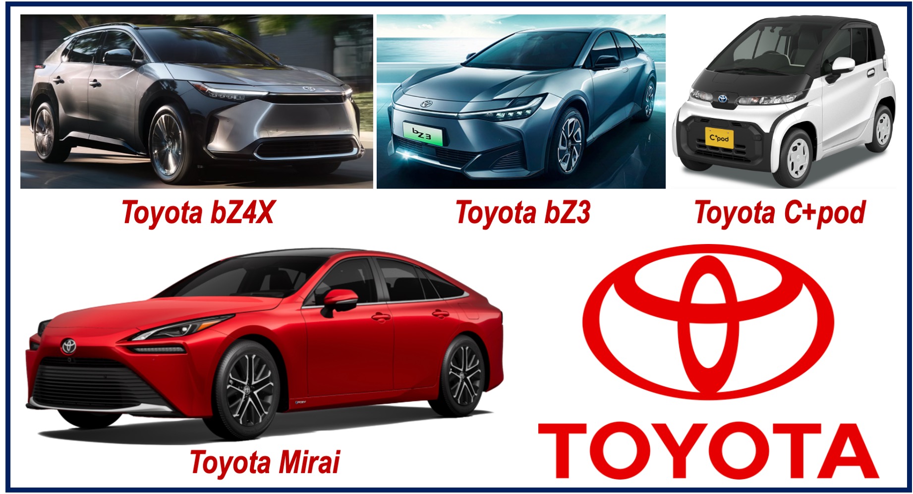 Images of Toyota's Current Electric Vehicles