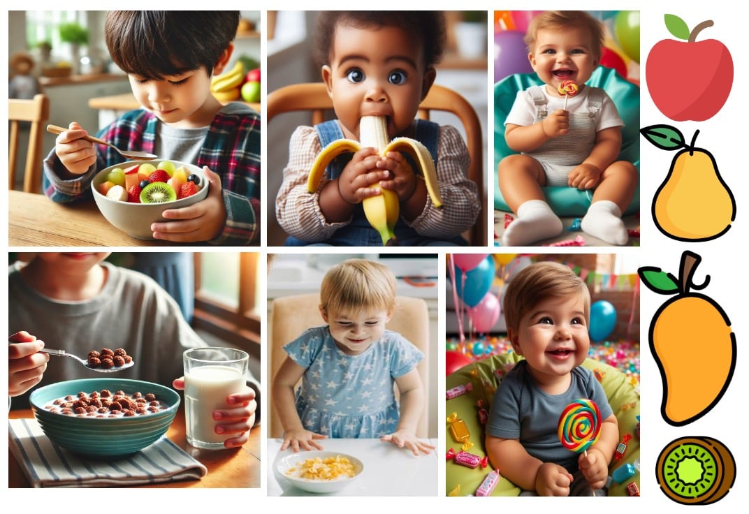 Toddlers eating - thumbnail image