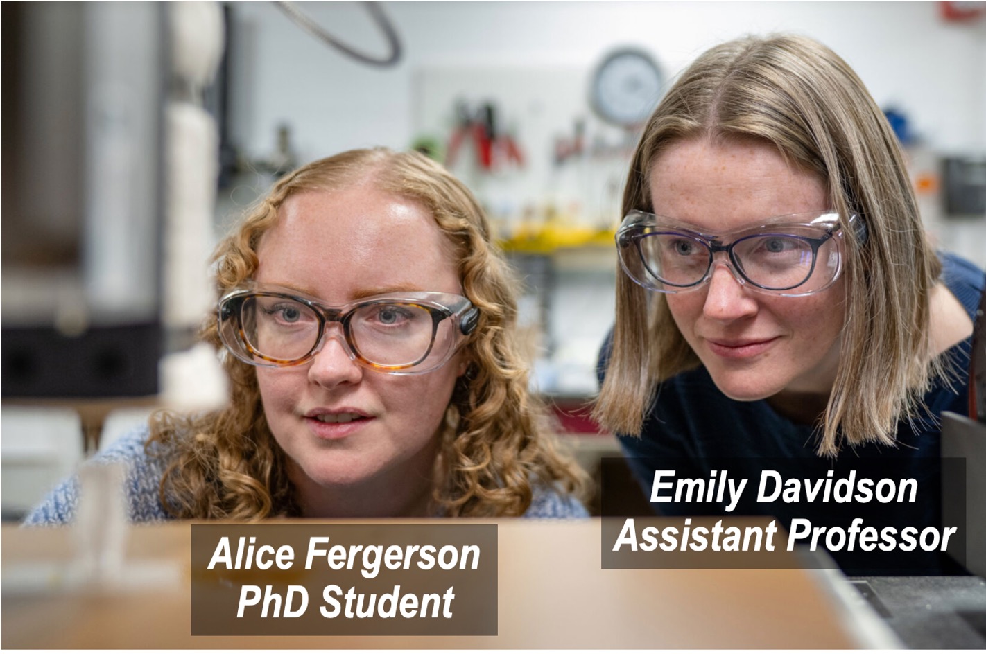 Photo of Alice Fergerson and Emily Davidson at Princeton University