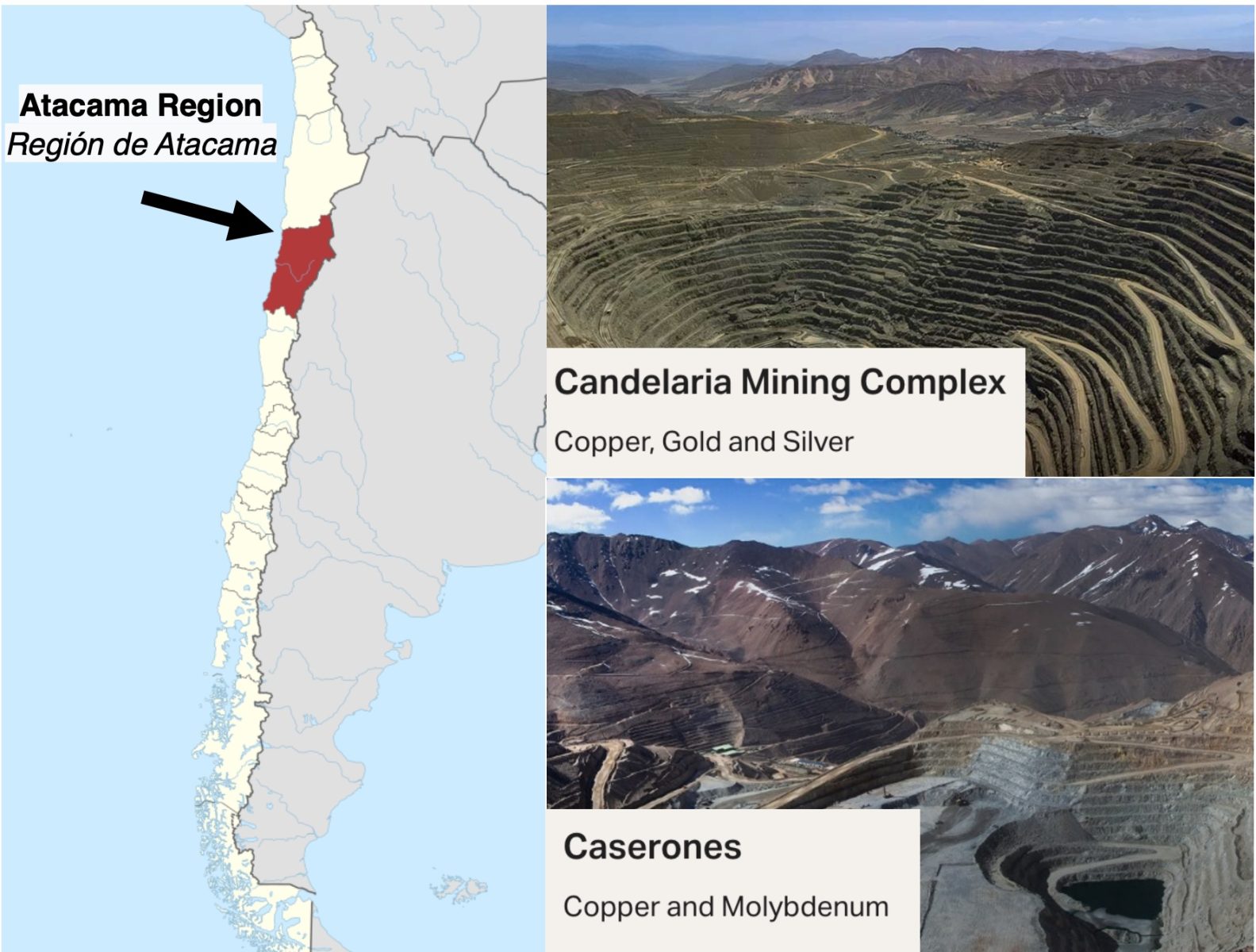 Atacama Region Mining Complexes in Chile