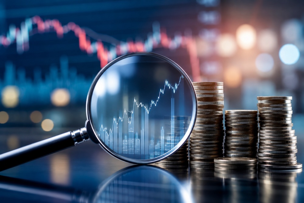 financial-chart-magnifying-glass-zoom-in