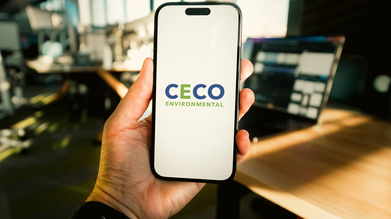 CECO logo on a phone screen