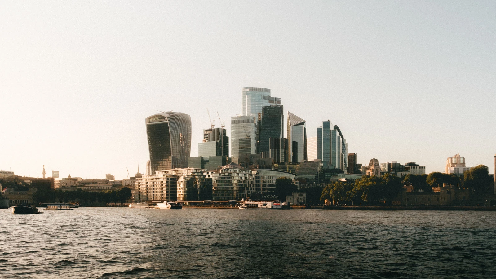 Modern office towers in London's financial district, photographed by Quentin Guiot/Pexels, used as a representative view of British business.